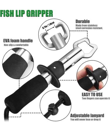 EEEKit Fishing Pliers & Gripper Set - Multi-Function Tool for Fish Hook Removal & Split Rings - Ideal Gift for Fishermen - Buy Online on GoSupps.com