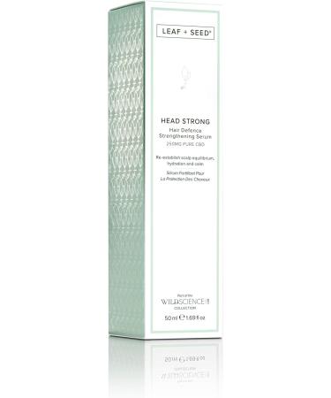 Wild Science Lab LEAF +SEED Head Strong Hair Defence Strengthening Natural Hair Serum re-establish scalp equilibrium hydration and calm vegan free from Sulphate Silicone and Paraben 50ml - Buy Online on GoSupps.com