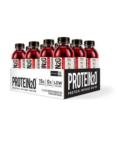 Protein2o Flavored Protein Water - Berry Splash 12 Pack | Hydrate with Mixed Berry Protein - Buy Online on GoSupps.com