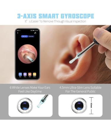 Ear Wax Removal Tool Burdee Ear Cleaner with Scope Camera 1080P FHD Portable Wireless Visual Ear Otoscope Pen Compatible with iPhone Android Smart Phones Suitable for Kids Adults - Buy Online on GoSupps.com