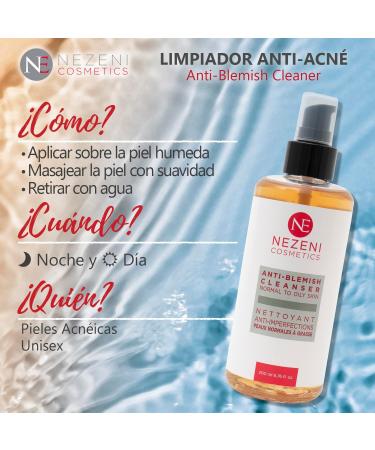  NE NEZENI Nezeni Acne Cleanser with AC Shikimic 200 ml Preservative BASS 2 Years Closed Validity - Buy Online on GoSupps.com