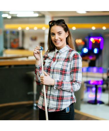 Patikil Magnetic Billiards Container - Aluminum Alloy Snooker Accessories with Belt Clip - Blue - Buy Online on GoSupps.com