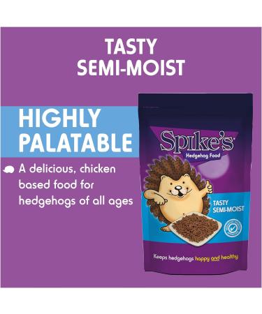 Spike's | Hedgehog Food Tasty Semi-Moist | Nutritious with Fresh Chicken | Made in the UK (1.3kg) - Buy Online on GoSupps.com