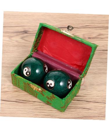 Beaupretty Baoding Massage Balls - Gemstone Hand Exercise & Health Care Fitness | International Shipping - Buy Online on GoSupps.com