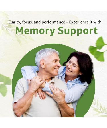 Bodymune MemorySupport Brain Health Formula | Supports Mental Clarity Recall & Concentration* | USDA Organic Nootropic Blend with Ginkgo Biloba & Ashwagandha | 60 Vegan Caps | Made in USA - Buy Online on GoSupps.com