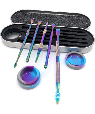 Rzam Wax Carving Tools - 5 Pcs Double-Ended Stainless Steel Set with Silicone Container for Wax, Clay, Pottery - Durable & Easy to Use - Buy Online on GoSupps.com