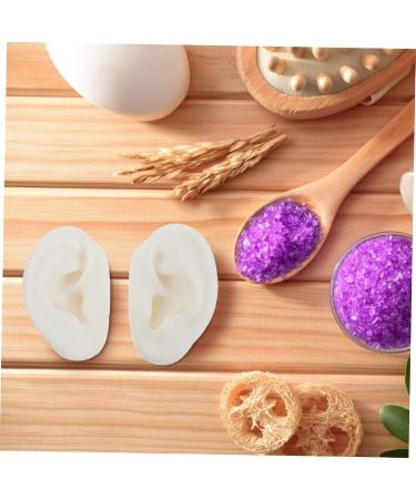 3 Pairs Artificial Ear Models for Studs | Silicone Fake Ears for Display & Ear Mold - Buy Online on GoSupps.com