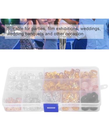 Hair Braid Rings Fashionable Convenient Exquisite Pattern Attractive Hair Braid Accessory Alloy with Gold Hair Rings for Weeding for Party - Buy Online on GoSupps.com