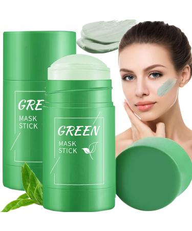 Green Tea Mask Stick Clay Mask  Face Mask Skin Care Green Tea Deep Cleanse Mask Stick  Blackhead Remover and Oil-Control Perfect for Women and Men's Skincare