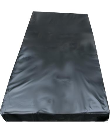 Incontinence Mattress Pad - Black Fitted Undersheet 220x220 cm for Ultimate Protection - International Shipping Available - Buy Online on GoSupps.com
