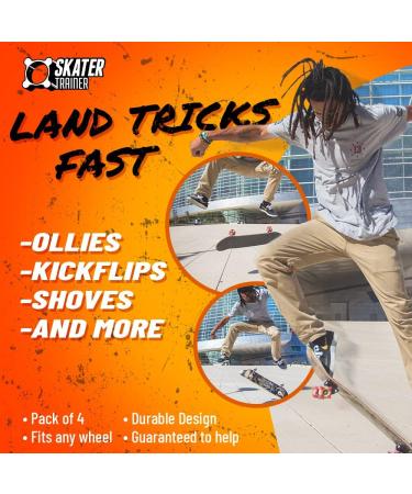 Skater Trainers - Skateboard Accessories for Faster Learning of Ollies, Kickflips, and More in Red - Buy Online on GoSupps.com