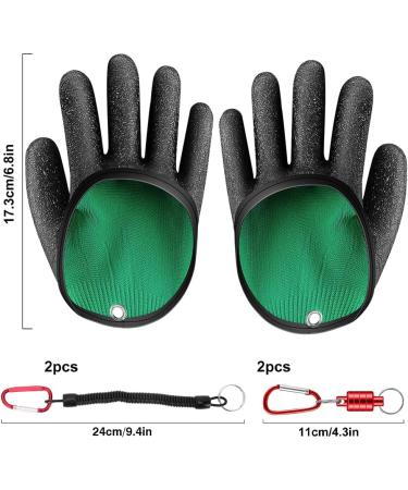Buy Wavata Waterproof Fishing Gloves - Cutting-Resistant with Magnetism Release Buckle & Safety Rope for Pike & Catfish Handling - Buy Online on GoSupps.com