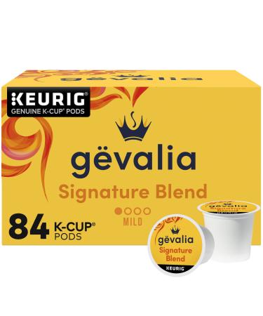 Gevalia Signature Blend Mild Light Roast K-Cup Coffee Pods (84 ct Box) Signature 84 Pods
