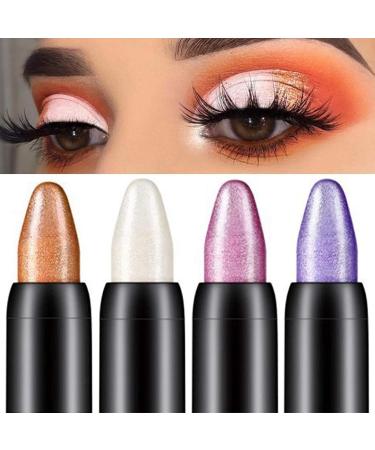 Creamoon Eyeshadow Pencils Eyeshadow Pen Glitter Eyeshadow Stick Long-lasting Waterproof Eyeshadow Smooth Eye Shadow Stick Eye Makeup Beauty Makeup Tools (Colorful blue) 11colorful blue - Buy Online on GoSupps.com