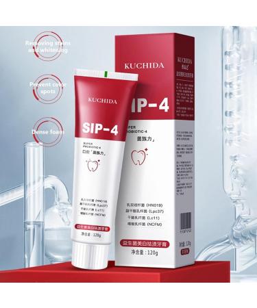 4TM Probiotic Whitening Toothpaste - SP-4 Ultra Stain Removal & Fresh Breath (2 PCs) - Buy Online on GoSupps.com