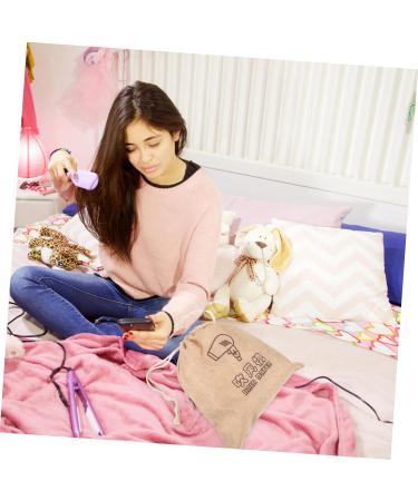 WOONEKY 2pcs Hair Dryer Fabric Bag Suitcase Organizer Shoe Travel Bag Drawstring Storage Bags Cloth - Buy Online on GoSupps.com