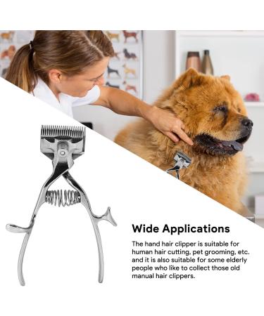 Hand Hair Clipper - Stainless Steel Manual Hair Trimmer | Low Noise Classic Non-Electric Haircut Tool for Precision Grooming - Buy Online on GoSupps.com