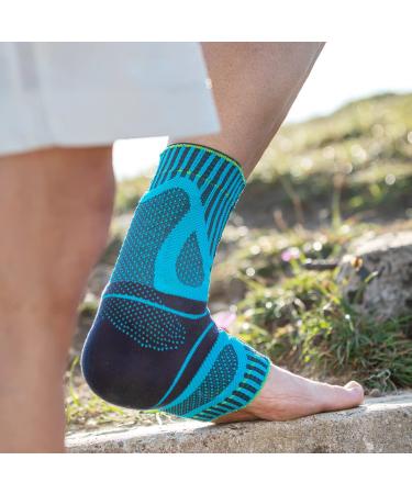 Bauerfeind Sports Achilles Support | Relieves Achilles Pain While Running & Jumping | All Black X-Small - Buy Now - Buy Online on GoSupps.com
