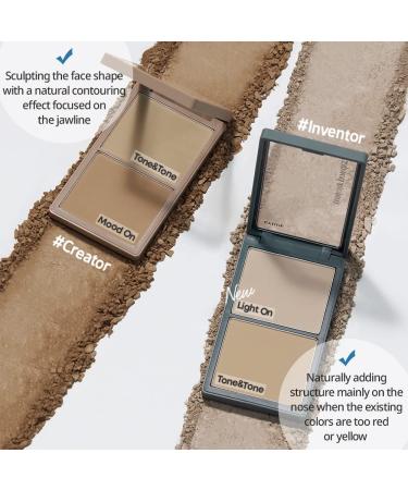 ETUDE Contour Powder 03 Re-illumination | Bronzer and Contour Palette for Effortless Face Definition | Smooth Velvety Texture | Natural Selfie-Ready Look - Buy Online on GoSupps.com