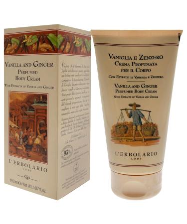 L Erbolario Vanilla and Ginger Perfumed Body Cream - Moisturizing Hydrating Cream for Dry Skin with Ginger and Vanilla Extracts - 5.07 oz - Shop Internationally - Buy Online on GoSupps.com