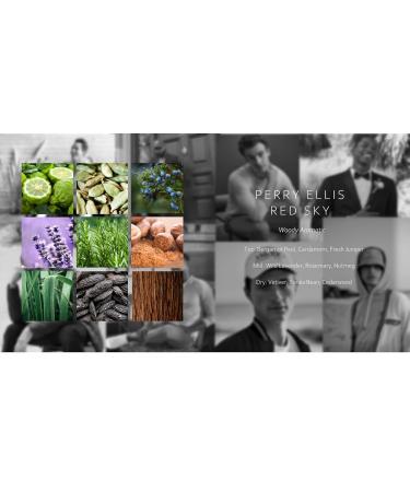 Perry Ellis Red Sky 4-Piece Gift Set - eau de toilette aftershave shower gel EDT travel spray - bergamot cardamom juniper lavender rosemary nutmeg cedarwood tonka bean vetiver - Buy Online on GoSupps.com