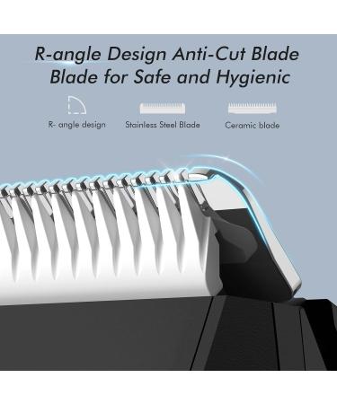 Replacement Blade for Body Shaver | Anti-Cut R-Angle Tips | Compatible with Kibiy RFCD-8105 | Ideal for Chest Legs & Intimate Areas - Buy Online on GoSupps.com