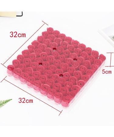 Marsrut 81Pcs Scented Rose Flower Bath Soap - Perfect Gift for Valentine's Day, Wedding, Anniversary, Birthday, or Mother's Day - Red Rose Petals Body Soap for Her - Buy Online on GoSupps.com