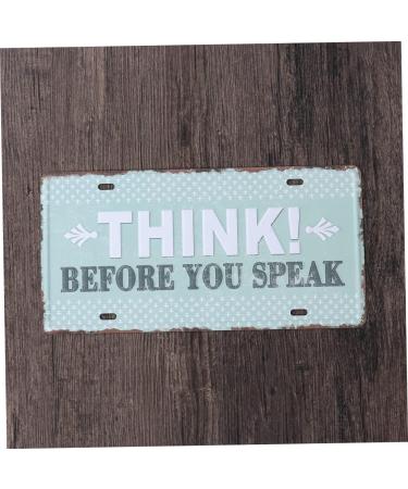 Levemolo Emblems Vintage Signs Iron Sign Painting Antique Signs Tin Signs License Plate Metal Iron Painting - Buy Online on GoSupps.com