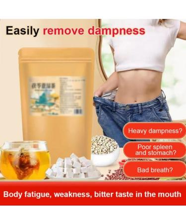 Poria and Coix Seed Tea for Dampness Elimination Lemon Hawthorn Lotus Leaf Tea Dampness Clearing Herbal Tea Calming Effect Fu Ling Yi Wet Tea (3bags) - Buy Online on GoSupps.com