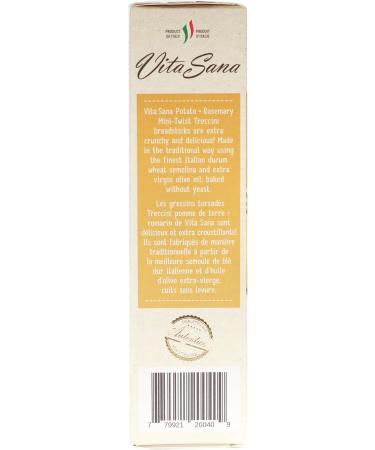 Vita Sana Mini Treccini Bread Twists Potato & Rosemary 150 g - Buy Online on GoSupps.com