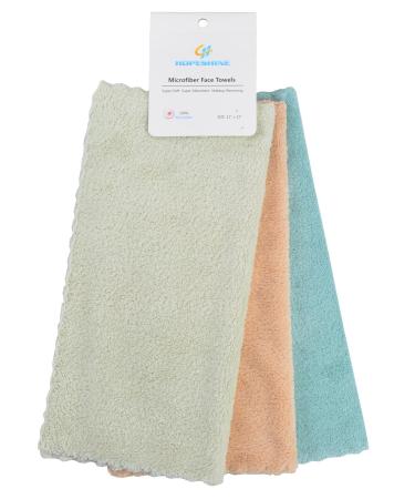 HOPESHINE Face Makeup Remover Cloths - Reusable Wash Cloths for Sensitive Skin - Erase Mascara, Eyeliner, Foundation, Lipstick with Just Water - 12x12 Inch (Pack of 6) - Buy Online on GoSupps.com