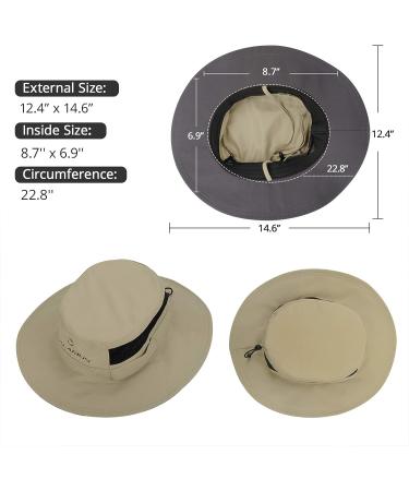 Calamus UPF 50 Boonie Sun Hat | Sun Protection, Fishing, Hunting Hat - Khaki - Buy Online on GoSupps.com
