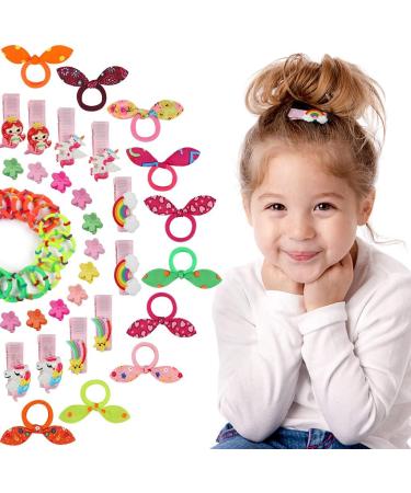 899PCS Girls Hair Accessories Set - Hair Clips, Bands, Bobbles, Pins, Bows & Ties - Hair Styling Gift Set for Toddlers & Kids - Buy Online on GoSupps.com