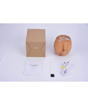 CCKeyin 120ml Portable Essential Oil Diffuser - Ultrasonic Humidifier with 7 Color-Changing LED Lights | Waterless Aromatherapy for Home & Travel - Buy Online on GoSupps.com