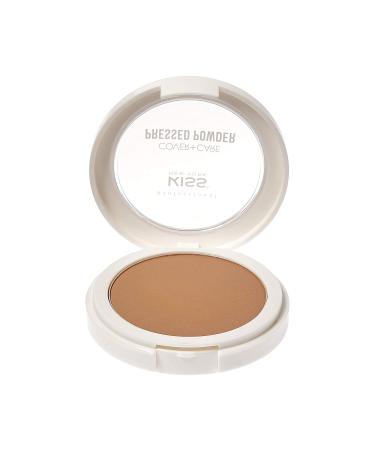 KISS Cover & Care Acne Control Pressed Powder in Cappuccino - APP335 | Acne-Fighting Formula - Buy Online on GoSupps.com