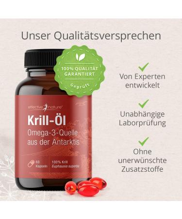 High-Dose Krill Oil Capsules 1000mg - 60 Capsules | Omega-3 Superba with 100mcg Astaxanthin | International Shipping - Buy Online on GoSupps.com