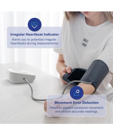 Alcedo Blood Pressure Monitor - Automatic Upper Arm BP Machine with Large Cuff 2X 120 Memory - FSA/HSA Eligible International Shipping Available - Buy Online on GoSupps.com