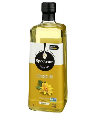 Spectrum Canola Oil 32oz - Premium Quality Cooking Oil - Buy Online on GoSupps.com