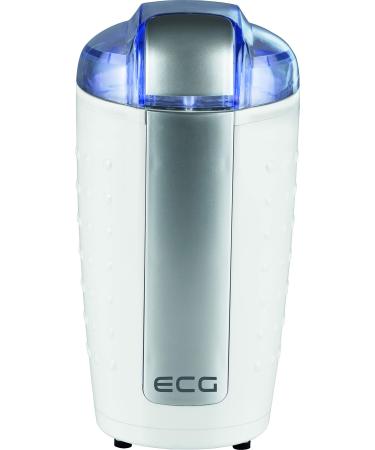 ECG KM 110 Moulin caf lectrique en acier inoxydable Blanc/argent