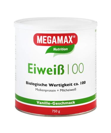 Megamax protein vanilla 750 g |Molken protein + milk protein |2K protein for muscle building and diaet l shaker aspartam -free gluten -free low carb |Vanilla 750 g (1 Pack)
