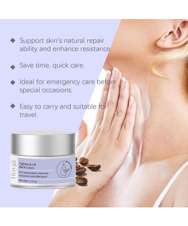 Neck Firming Cream | Anti-Aging Lift & Tighten | Moisturizing Cream for Wrinkles & Sagging Skin - 1.76 oz - Buy Online on GoSupps.com