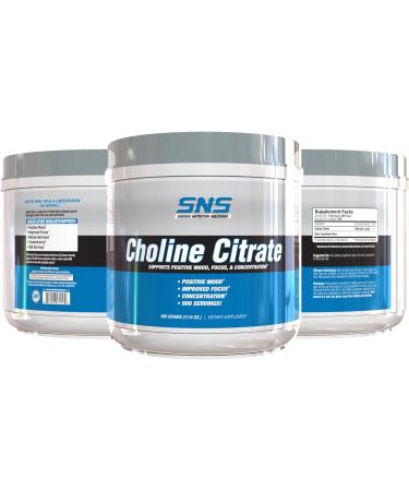 SNS Choline Citrate 500g - Buy Online on GoSupps.com