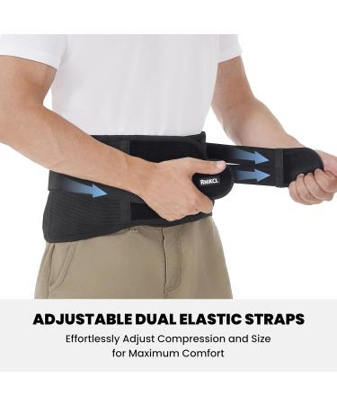 Back Brace for Men and Women Back Support Belt for Lower Back Pain Relief Scoliosis Sciatica Herniated Disc Heavy lifting Lightweight Breathable Lumbar Support with Dual Adjustable Straps (Large) Large (Waist 38.6-45.28'') - Buy Online on GoSupps.com