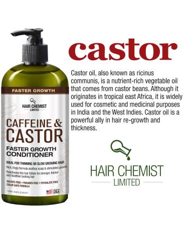 Hair Chemist Caffeine & Castor Conditioner 33.8 oz | Boost Hair Growth | International Shipping Available - Buy Online on GoSupps.com
