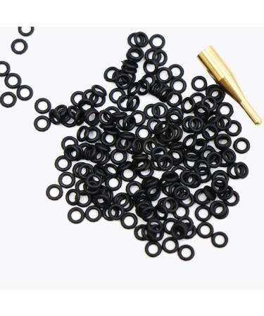LeFeng 300Pcs Dart Shaft O-Rings&Steel Rings, Non-Slip for Plastic Shafts&Metal Shafts, Dart Accessories Kit 300Pcs Dart Rings+Tool