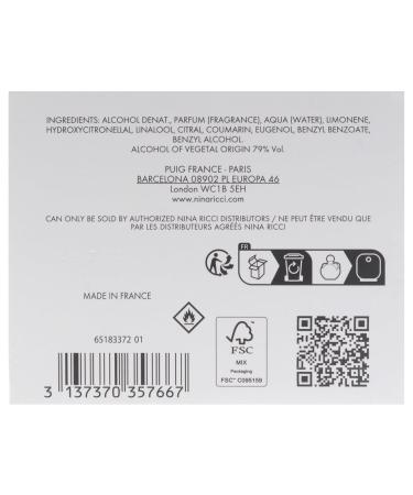 Nina Ricci Eau De Parfum Spray for Women by Nina Ricci 1.7 Ounce 1.7 Fl Oz (Pack of 1) - Buy Online on GoSupps.com