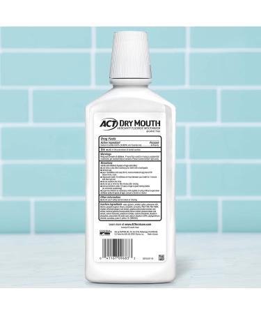 ACT Dry Mouth & Anticavity Fluoride Mouthwash Bundle - 33.8 fl. oz. Soothing Mint & 18 fl. oz. Mint with Cup - Buy Online on GoSupps.com