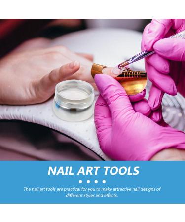 2 Sets Nail Stamp Manicure Kit - French Tip Silicone Stamper DIY Nail Beauty Accessories - Durable PVC Templates & Scraper - Buy Online on GoSupps.com