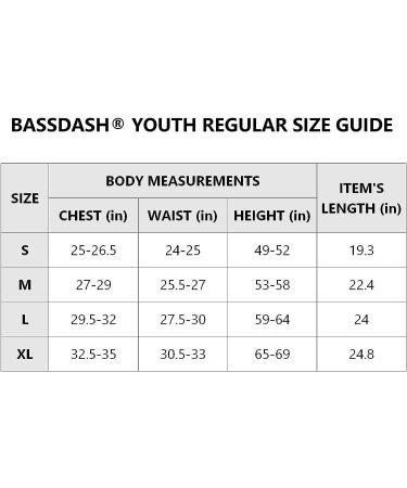 BASSDASH UPF 50+ Youth Fishing T-Shirt | Long Sleeve UV Protection Tee for Boys/Girls | Cool Grey/Vivid Blue | X-Large - Buy Online on GoSupps.com