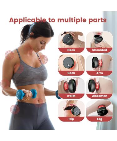 Dyroe Electric Infrared Cupping Massager - Intelligent 16 Gears 3 Modes Remote Control for Pain Relief & Detoxification | Smart Gua Sha Cupper - Buy Online on GoSupps.com